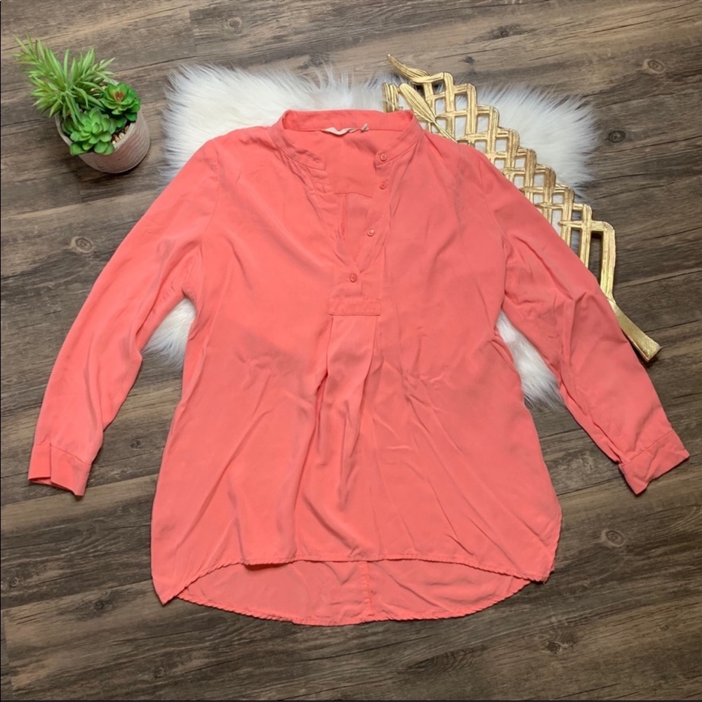 Soft Surroundings‎ Quarter Button Down Blouse